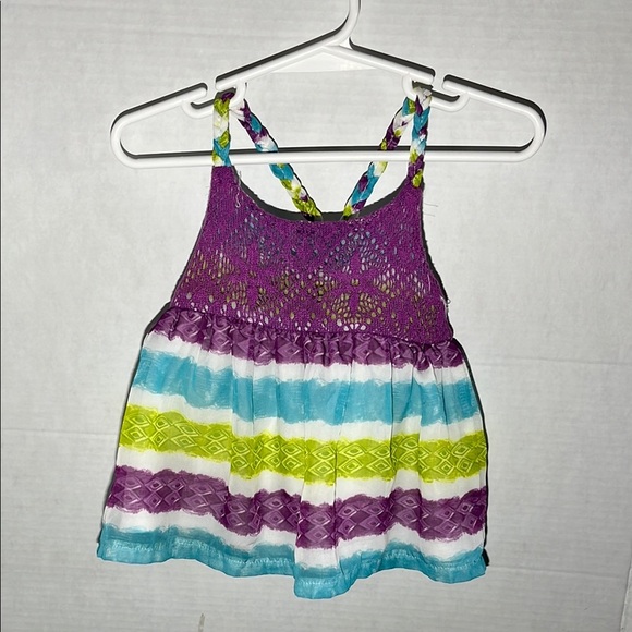 Wonderkids Purple and Multicolor Tank Top - Picture 1 of 3